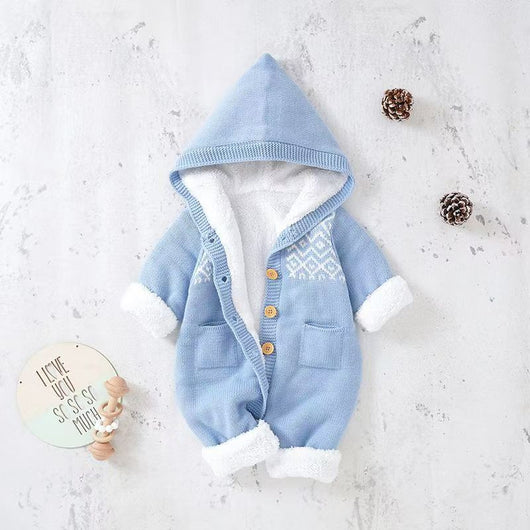 Mameluco Tejido para Bebés con Abrigo Cálido - Image 11