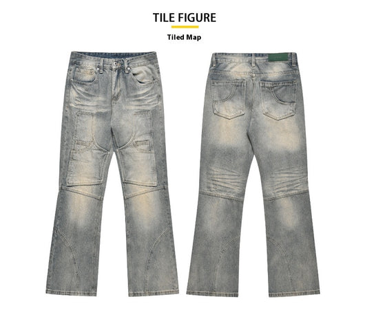 Jeans Rectos Holgados con Efecto Desgastado American Street - Image 10