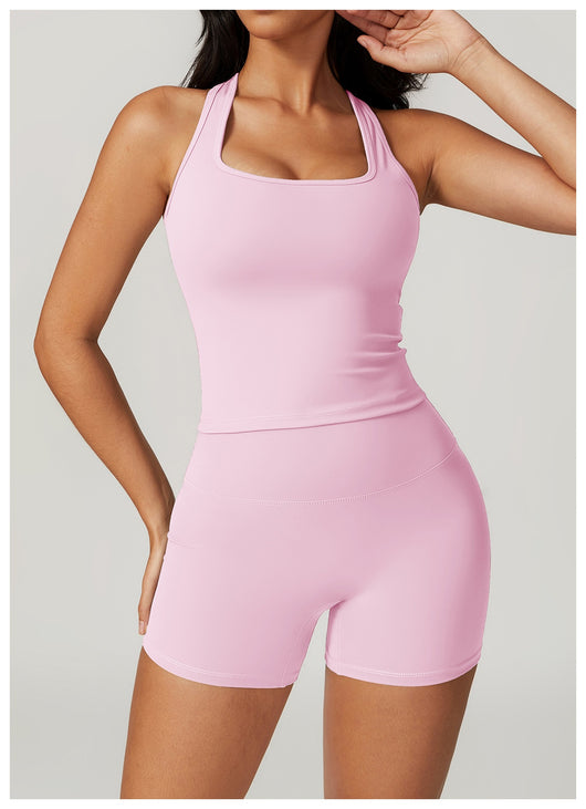 Brasier Deportivo Espalda en H con Tela Cepillada para Mujer - Image 22