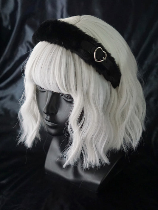 Pasador de Moño Punk Hecho a Mano Negro Estilo Amor Dulce - Image 8