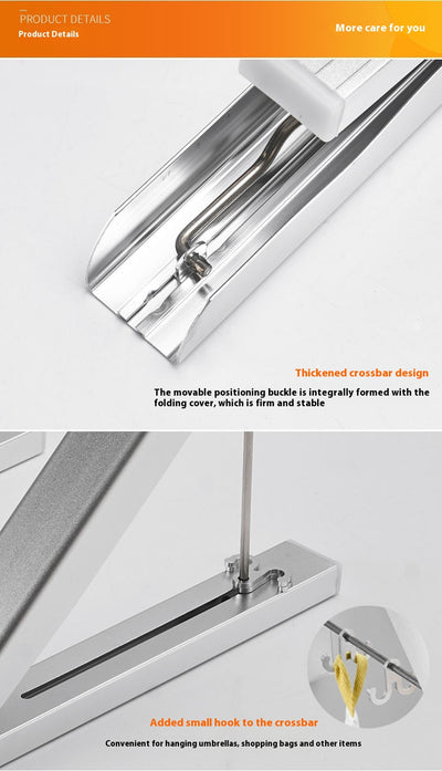 Tendedero Invisible Plegable de Aluminio sin Perforaciones - Image 15