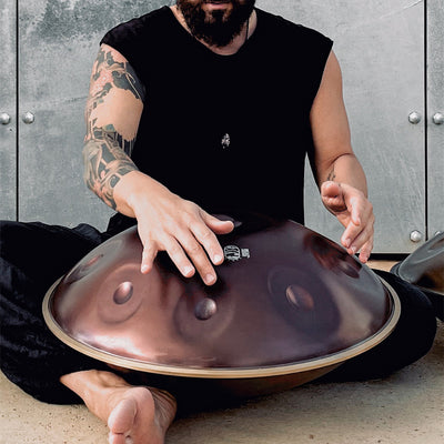 Tambor Handpan de 10 Tonos - Instrumento Melódico Ethereal