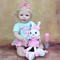 Muñeca Reborn de Tela 55cm - Bebé Realista con Cuerpo Suave