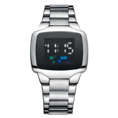 Reloj Deportivo para Hombre con Banda de Acero Inoxidable - Image 8