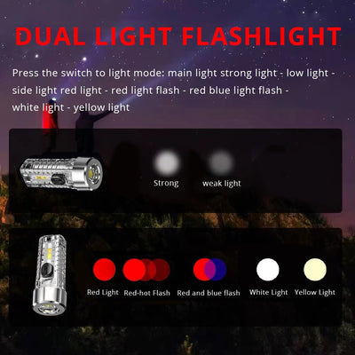 Linterna LED Portátil con Llavero - Luz Potente para Emergencias y Aventuras - Image 26