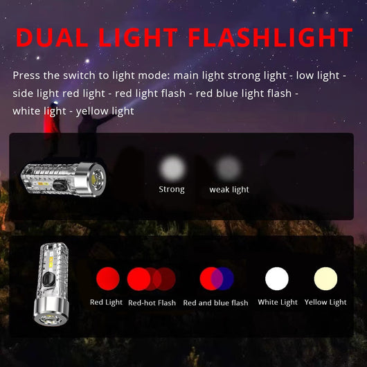 Linterna LED Portátil con Llavero - Luz Potente para Emergencias y Aventuras - Image 26