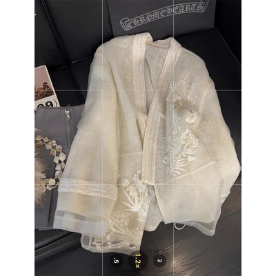 Blusa Tradicional China con Bordado Pesado para Mujer - Image 3