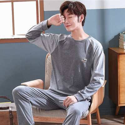 Pijama Casual Talla Grande Hombre Primavera Verano Tela Ligera - Image 13