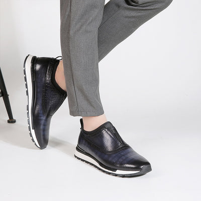 Tenis Casuales para Hombre con Acabado Brillante en Colores Vibrantes - Image 6