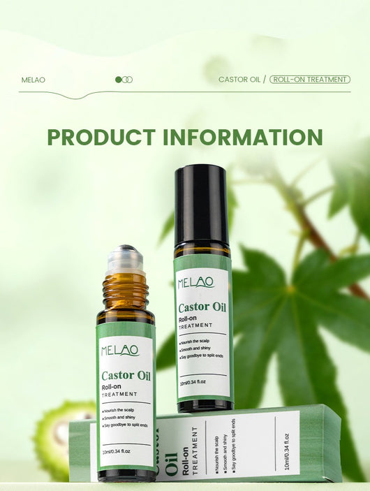 Aceite de Ricino Roll-On 10ml - Sérum Regenerador para Crecimiento Capilar y Cuero Cabelludo - Image 2