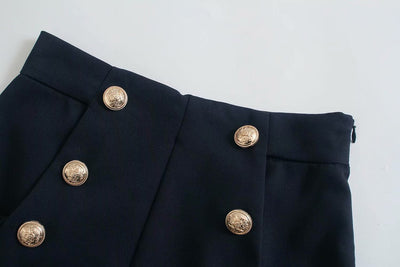 Shorts Blazer Slim Fit con Doble Frente para Mujer - Image 14