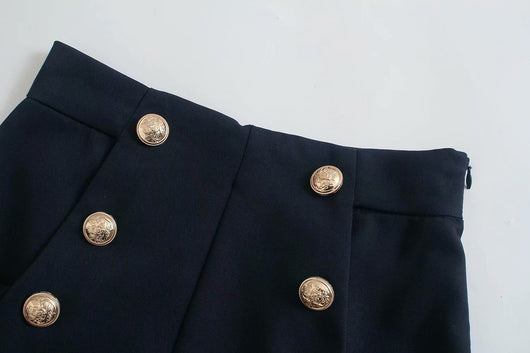 Shorts Blazer Slim Fit con Doble Frente para Mujer - Image 14