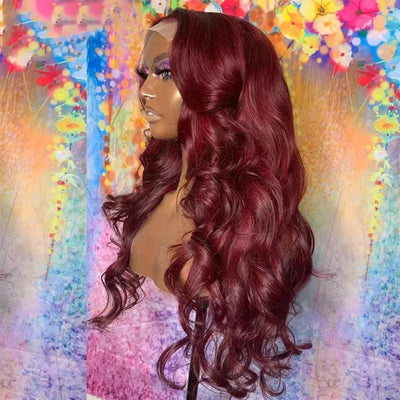 Peluca Rubia Ondas Grandes Cabello Largo Rizado para Mujeres Africanas con Encaje - Image 4