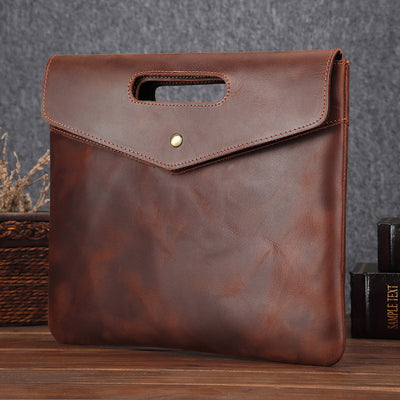 Maletín de Cuero Genuino para Hombre Estilo Vintage Ejecutivo - Image 13