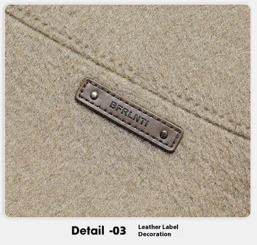 Chaqueta Polo de Lana Doble Faz para Otoño e Invierno - Tejida a Mano - Image 14