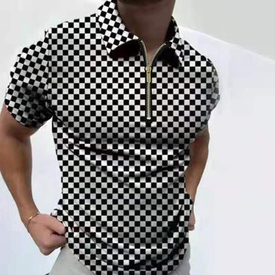 Polo Clásico Hombre Manga Corta - Camiseta Sólida Versátil para Verano - Image 10