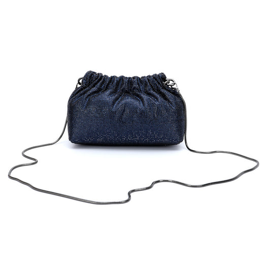 Bolso de Noche con Diamantes Completos y Cordón Ajustable - Image 9