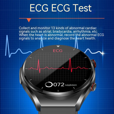 Reloj Inteligente ECG con Monitoreo de Oxígeno, Temperatura y Frecuencia Cardíaca - Image 4
