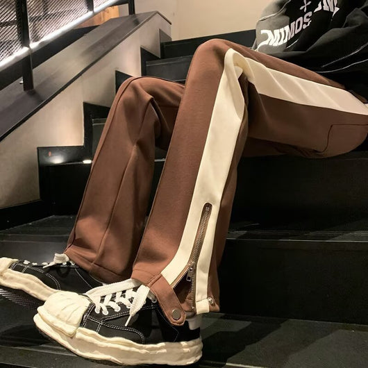 Pantalones Sueltos de Pierna Recta para Hombre - Comodidad de Verano - Image 9