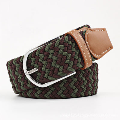 Cinturón Tejido Elástico Corrugado Multiuso Casual para Mujer - Image 10