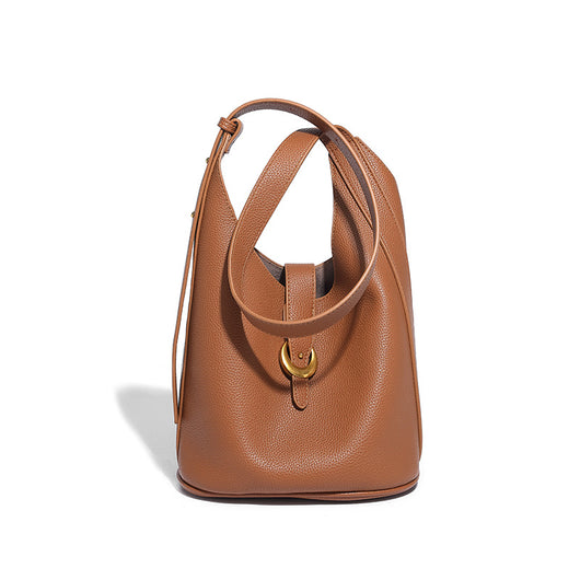 Bolso de Cuero Genuino con Asa de Hombro - Image 5