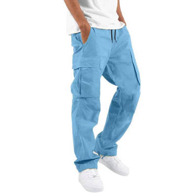 Pantalones Casuales con Múltiples Bolsillos y Cordón Ajustable - Image 16