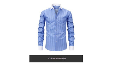 Camisa Ejecutiva de Manga Larga con Cuello Windsor, Stretch y Resistente a Arrugas - Image 20