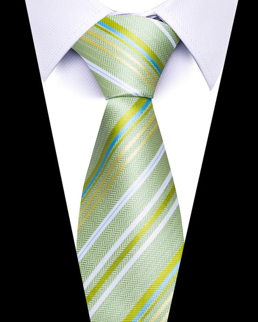 Corbata Ejecutiva a Rayas 8cm - Elegancia Profesional - Image 67