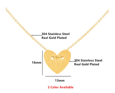 Collar Corto Corazón de Melocotón - Diseño Dulce y Encantador - Image 6