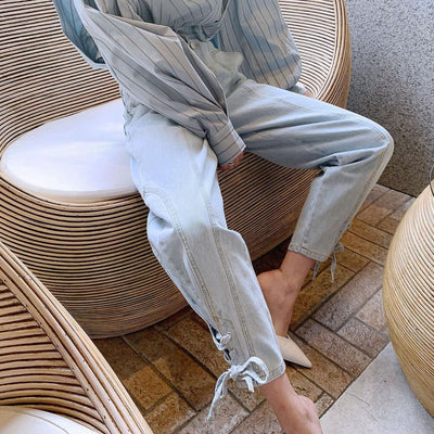 Jeans de Cintura Alta Ancho y Suelto - Image 13