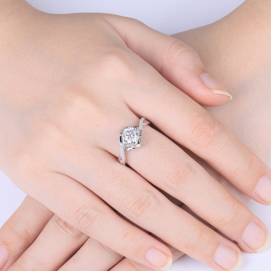 Anillo Angel Kiss Clásico Coreano para Mujer - Image 9