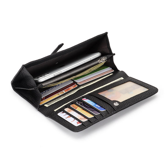 Billetera Larga de Cuero para Mujer con Gran Capacidad y Diseño Plegable - Image 20