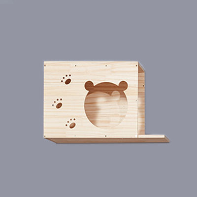 Plataforma Rascadora de Madera Maciza para Gatos con Tablero de Sisal - Image 43
