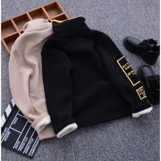 Suéter de Cuello Alto para Niños - Manga Larga Invierno - Image 2