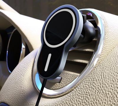 Soporte Magnético de Carga Inalámbrica para Auto Compatible con Apple - Image 2