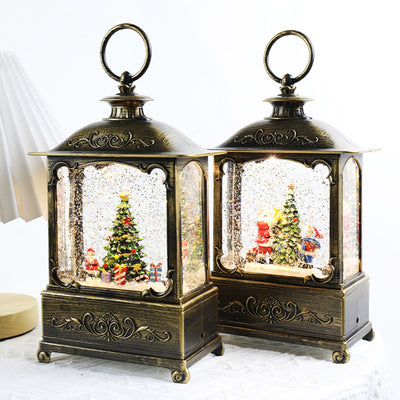 Lámpara Musical de Cristal para Navidad con Caja de Música - Image 5