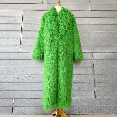 Abrigo de Invierno para Mujer en Cuero con Detalles de Piel - Image 9