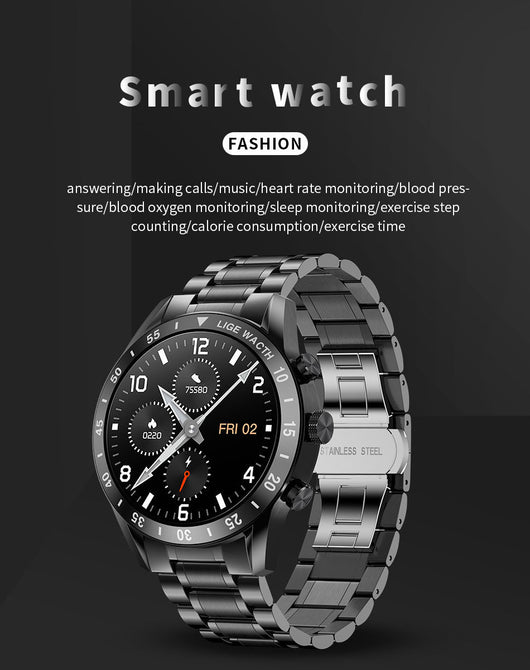 Pulsera Deportiva Inteligente Impermeable para Hombre con Podómetro - Image 18