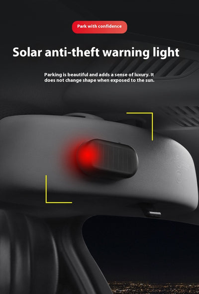 Luz Solar Antirrobo para Vehículos con Alarma de Simulación - Image 18