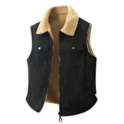 Chaleco Térmico Reversible Acolchado de Algodón Jacquard Hombre - Image 2