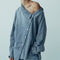 Camisa Denim Asimétrica Casual para Mujer