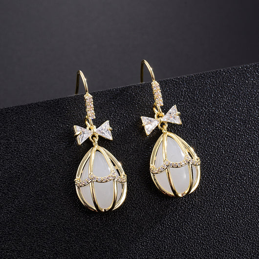 Aretes de Ópalo Mariposa para Mujer - Image 7