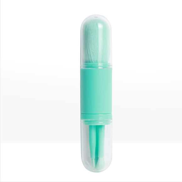 Brocha de Maquillaje Retráctil 4 en 1 para Contorno de Ojos