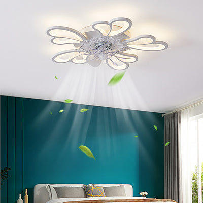 Lámpara de Techo Silenciosa con Ventilador para Dormitorio y Sala - Image 47