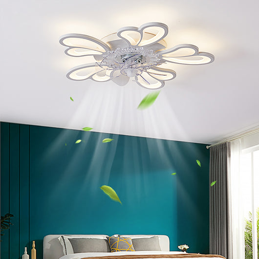 Lámpara de Techo Silenciosa con Ventilador para Dormitorio y Sala - Image 47