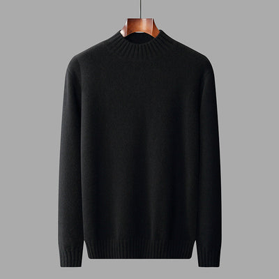 Suéter Cuello Alto Hombre Elegante Versátil Colores Sólidos - Image 5