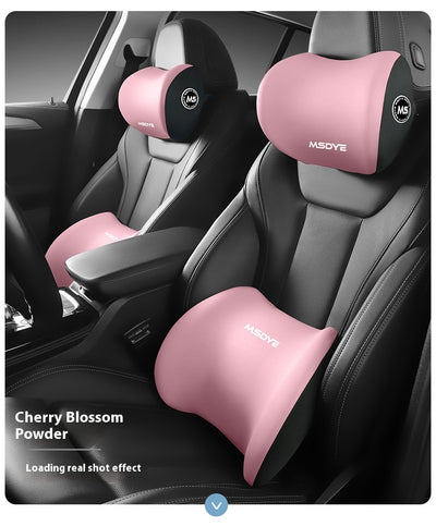 Almohada de Soporte Lumbar y Cervical con Espuma Viscoelástica para Auto - Image 24