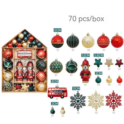 Set de Esferas Navideñas Coloridas para Árbol de Navidad - Image 5