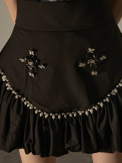 Falda de Ingeniería con Diamantes Engarzados para Mujer - Image 19