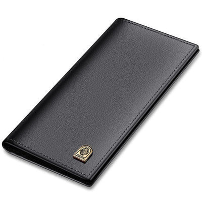 Billetera Larga de Cuero Suave para Hombre - Diseño Europeo y Americano - Image 9